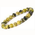 Serpentine Stone Bracelet – Healing Crystal for Energy, Protection & Emotional Wellness (Unisex)