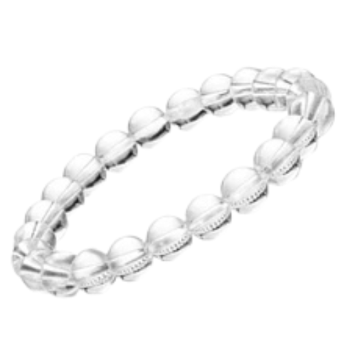 Pure Clear Quartz Crystal Bracelet: Clarity & Focus for Both Men & Women