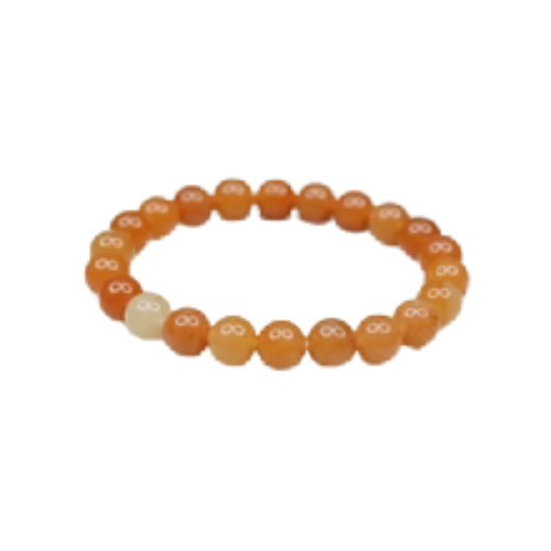 Red Aventurine Bracelet - Helps in Vitality, Confidence, and Creativity - Suitable for Unisex